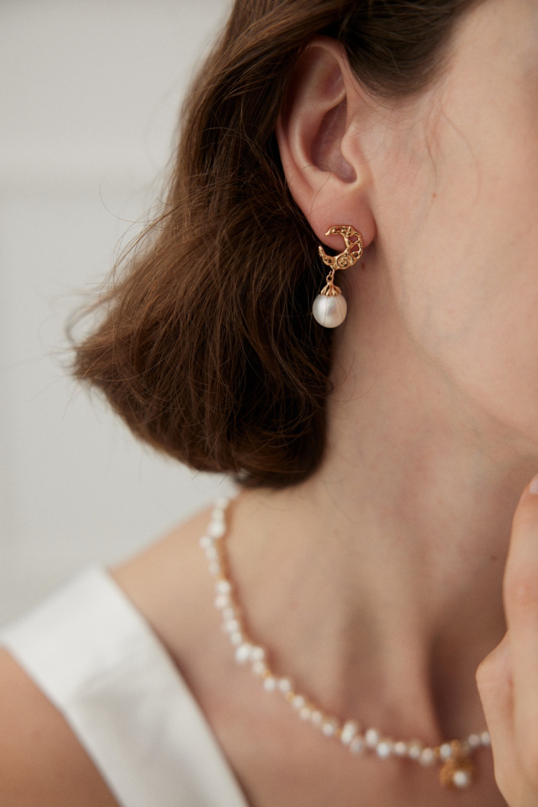 Selene Crescent Earrings