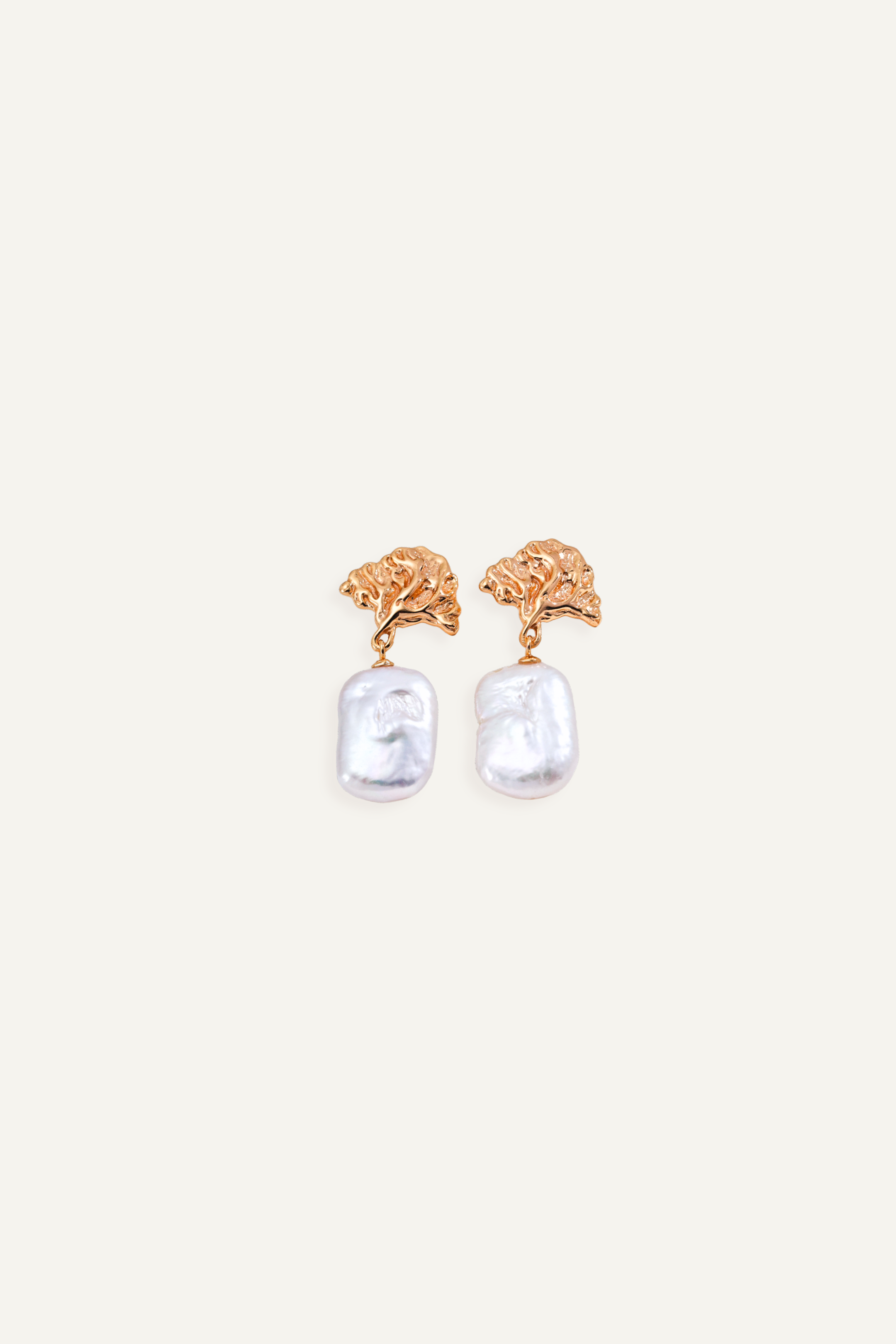 Moonfall Baroque Pearl Earring