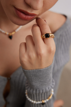 Midnight Ember Ring